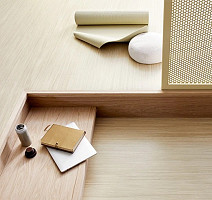 Forbo Marmoleum Striato Textura 5255 desert sand фото 2 | FLOORDEALER